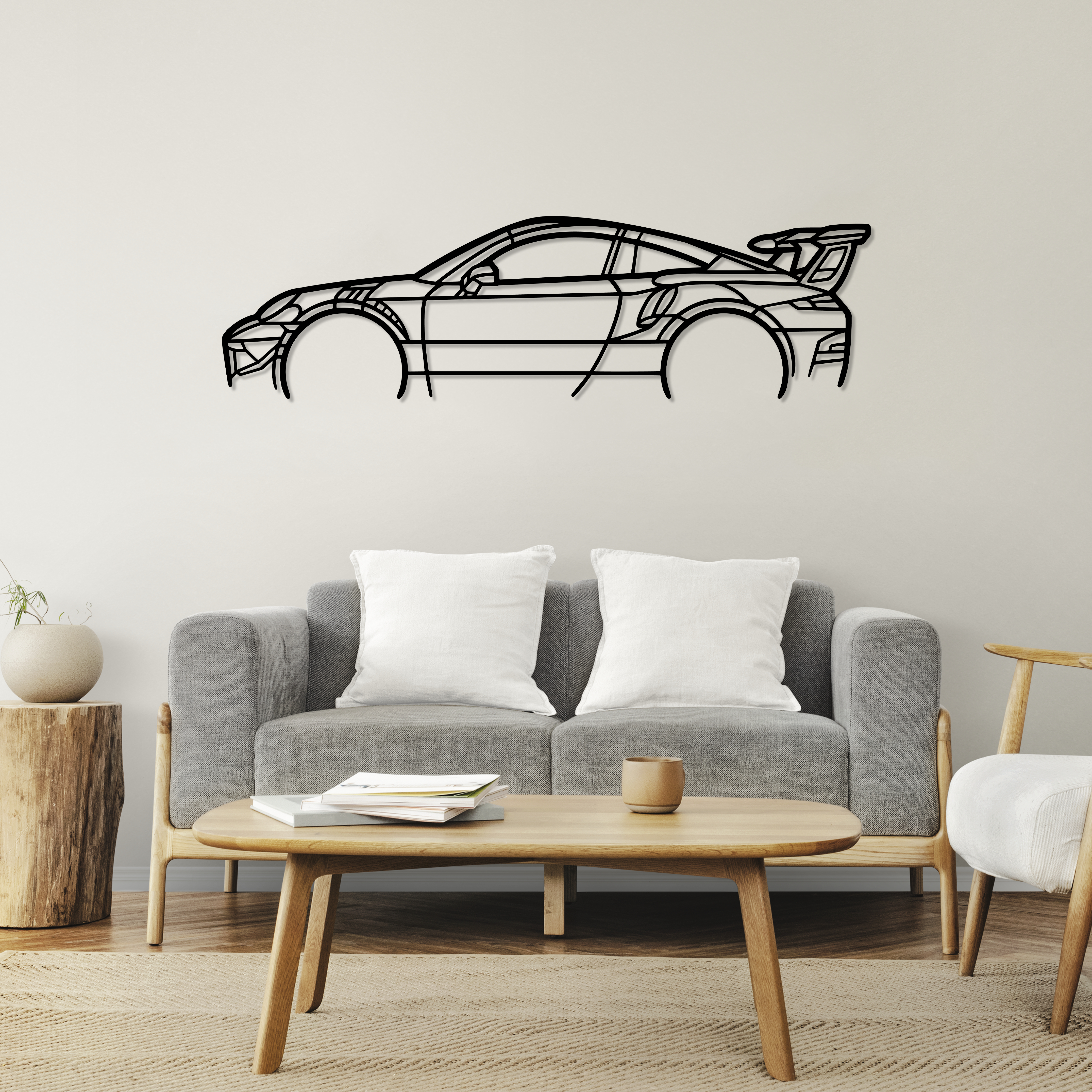 Porsche Metal Art